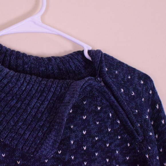 Tiara International Women's Chunky Cotton Turtleneck Sweater Winter Christmas M - Picture 5 of 8